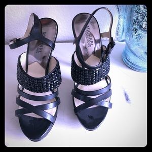 Beautiful Michael Kors Strappy and Studded Heel